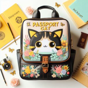 新品！Think Bee！ パスポートキャット リュック バッグ – ファッションと機能性が高気する高品質バッグ